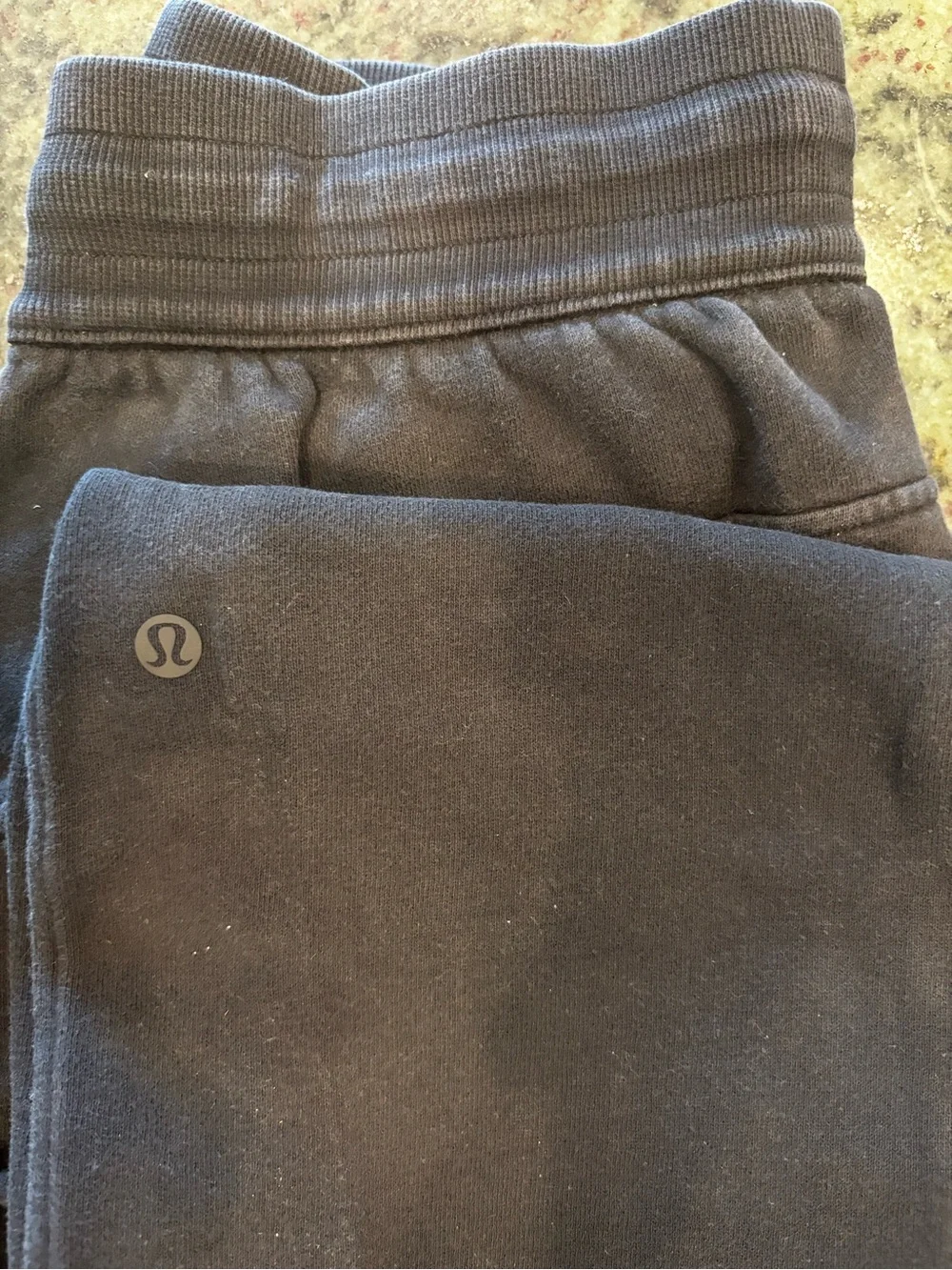 Lululemon Black Wide-Leg Drawstring Sweatpants